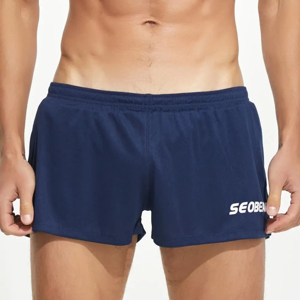 SEOBEAN Men's Quick-Drying Loose Summer Shorts Breathable Gym Fitness Workout Beach Casual Daily Wear Pants