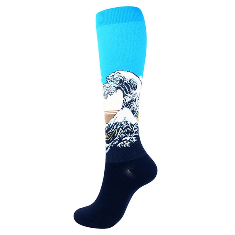 Compression Stockings Women Men 20-30 Mmhg Medical Nursing Varicose Veins Edema Diabetes Pregnancy Socks Basketball Golfs Sport