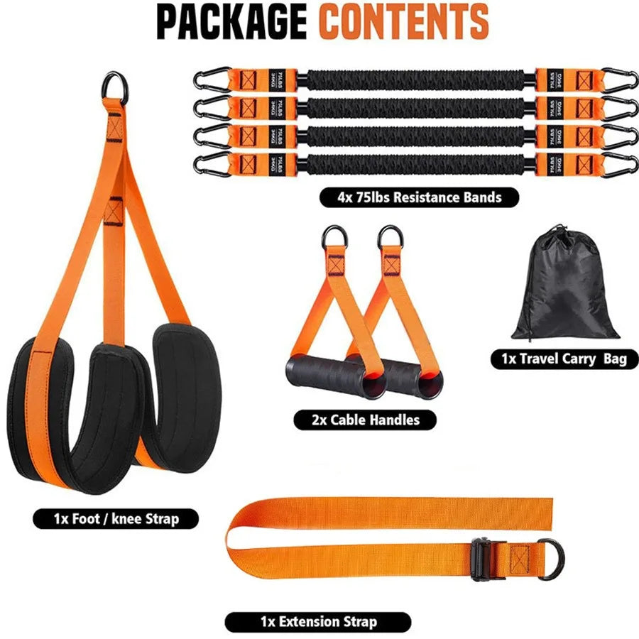 Pull Up Assistance Bands Set Resistance Strap for Pull-ups Assist for Men Women Hanging Training Chin-up Workout Body Stretching