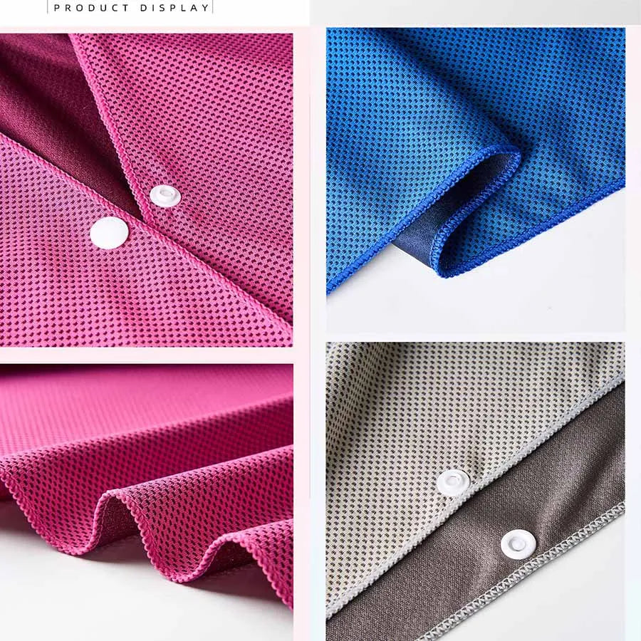 1pc Quick Dry Shawl Sports Coldproof Hooded Headband Camping Gym Wipe Sweating Cooling Towel Sunscreen Quick Dry Head Cover