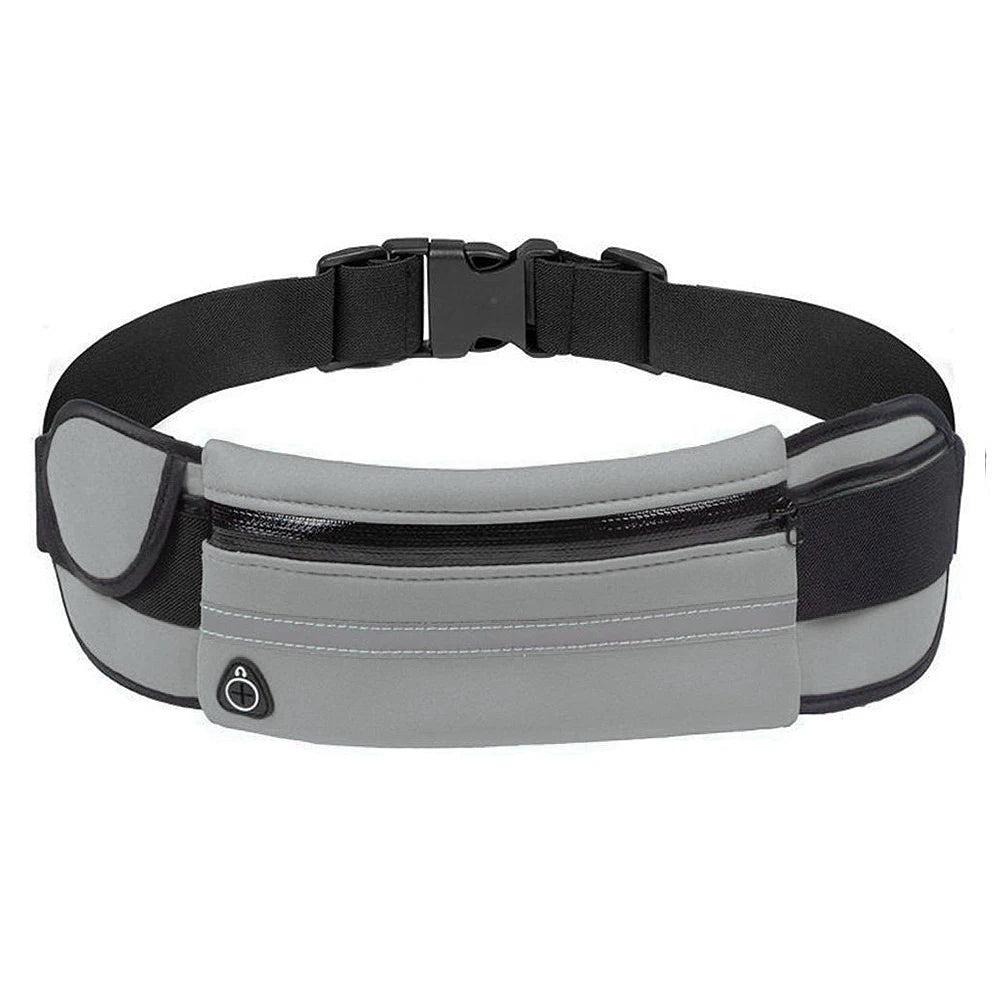 Running Belt Waist Bag with Water Bottle Holder Sports Fanny Pack Women Men Hydration Phone Holder Pouch