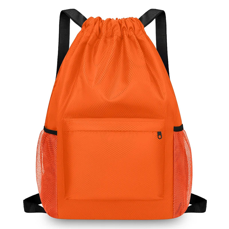 Lightweight Waterproof Sports Cinch Sack Drawstring Bag for Gym Basketball & Travel Unisex
