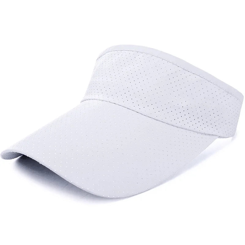 Outdoor Sports Hat Adjustable Empty Top Quick Drying Sunshade Tennis Golf Running Hat Summer Lightweight Anti UV Cycling Visor