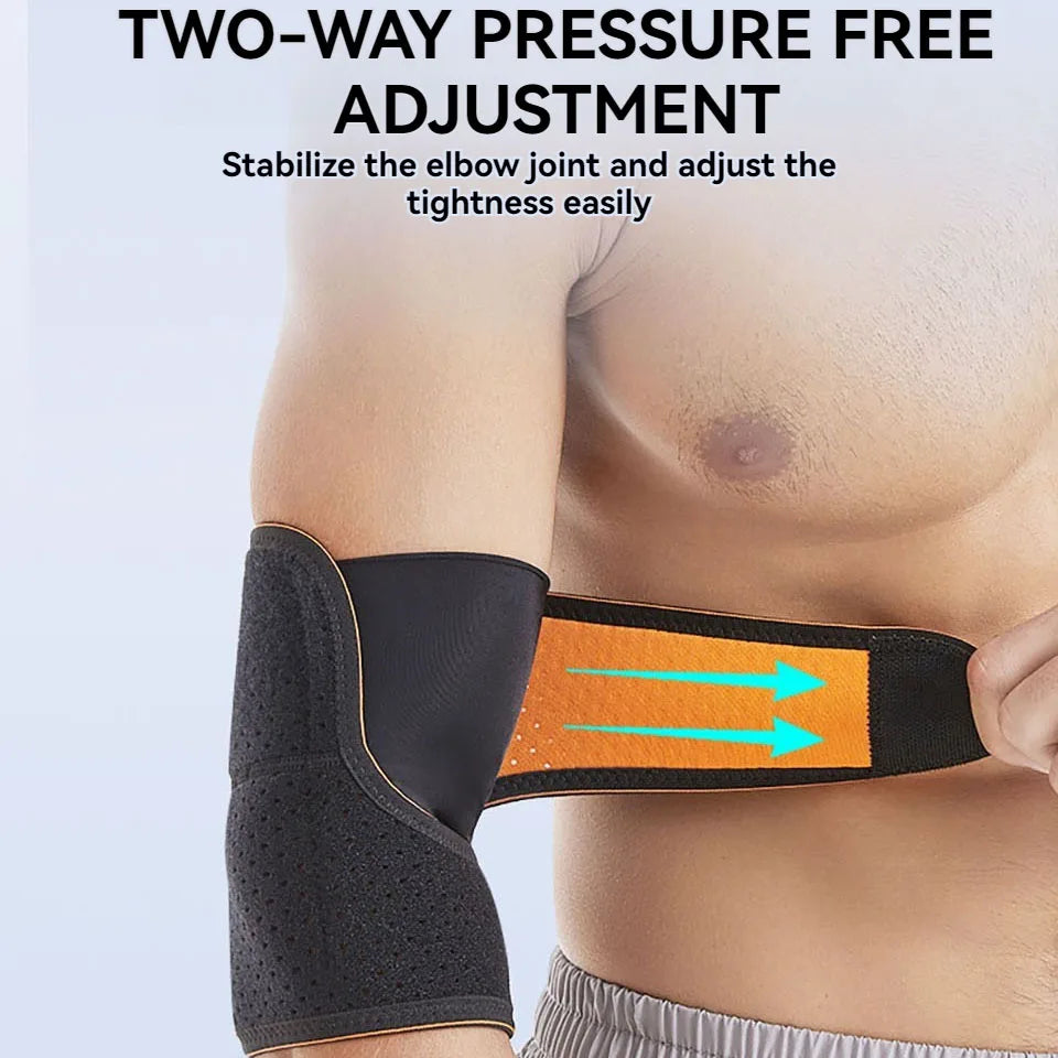 GOBYGO 1Pcs Sports elbow Pads Arm Warmers Strap Protector Elbow Protector Comfortable Breathable Fitness Arm Sleeves Men Women