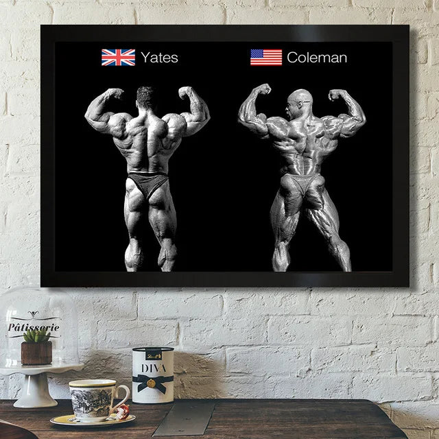 Ronnie Cullman Bodybuilder, Male Gym Muscle Fitness Champion Hot Sale, Print Art Canvas Poster, Living Room Decor, Home Picture
