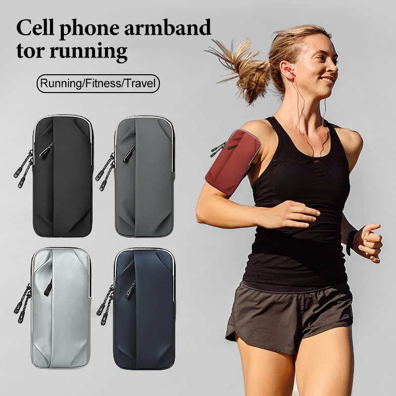Cell Phone Armband for Running Magnetic Armband Bags for Women Mobile Phone Wrist Stand Bag for Men Running Racing Accessories