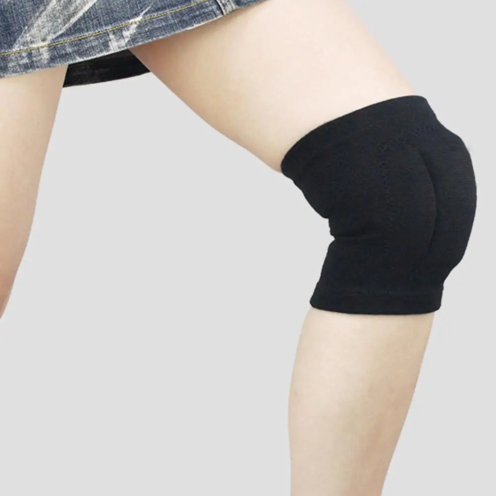 2pc Sport Protective Sponge Knee Pads Breathable Knee Support Thicken Knee Brace Football Dance Yoga Tennis Running Cycling Use