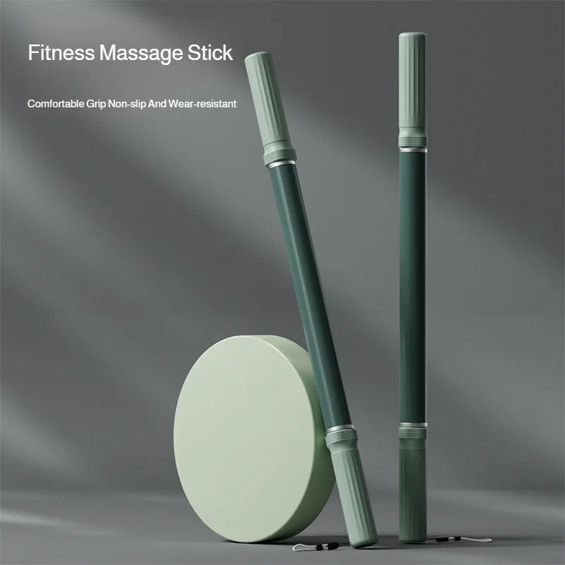 Extra Long Body Massage Stick for Yoga & Fitness, Muscle Relax Tool for Back Leg Stretching & Recovery