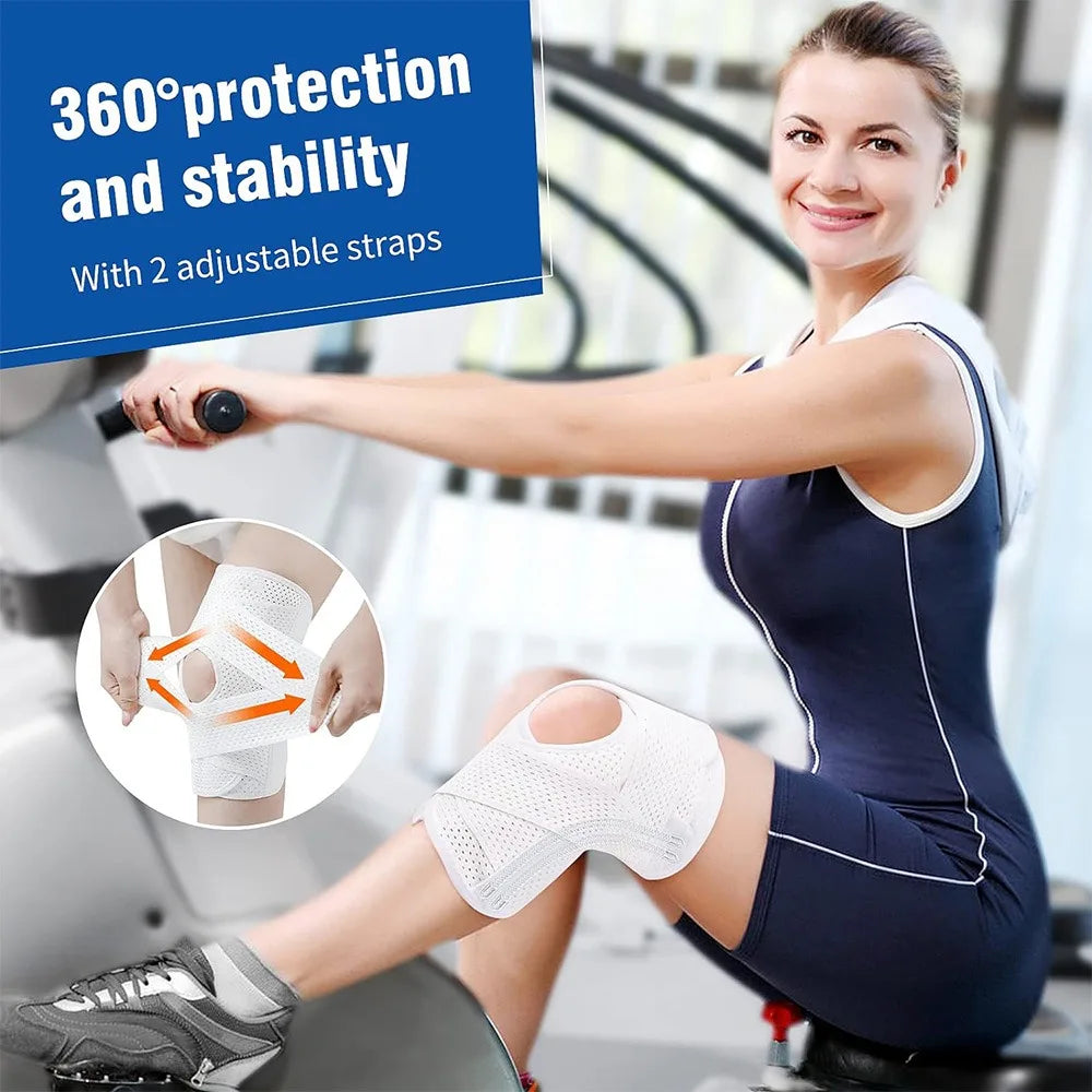 1Pcs Compression Knee Brace Women Men Meniscus Tear Patellar Tendon Support Strap for Knee Pain Support & Fast Injury Recovery