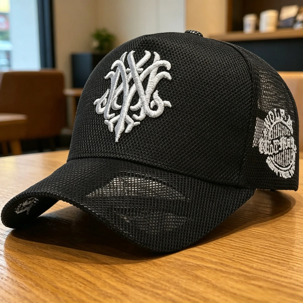 Fashionable Classic Breathable Mesh Baseball Cap - Adjustable Summer Sun Hat - Popular Hip-Hop Streetwear Hat