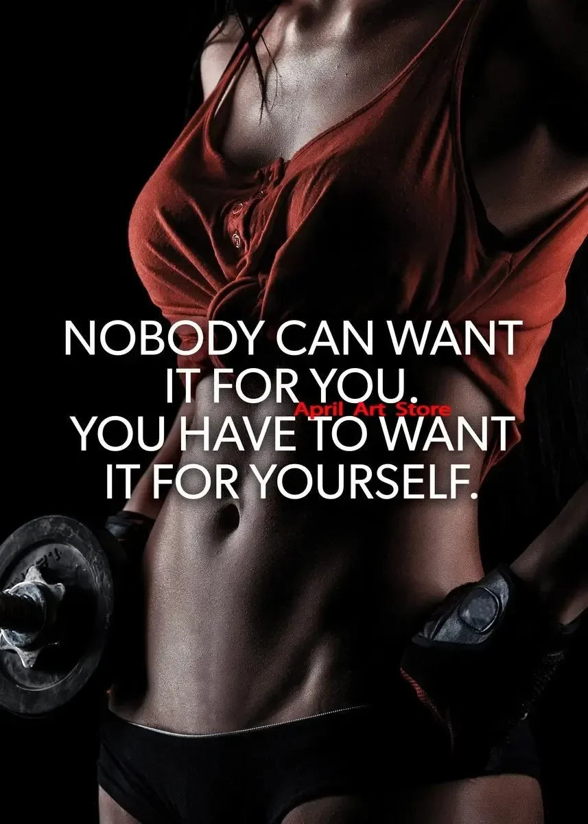 Workout Inspirational Quotes Prints Motivational Fitness Poster Bodybuilding Canvas Painting Wall Art Picture for Gym Home Decor