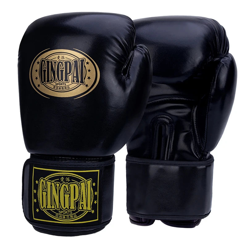 6/8/10/12oz Professional Boxing Glove Higher Quality PU Sanda Muay Thai MMA Training Glove Fighting Boxing Training Accessories