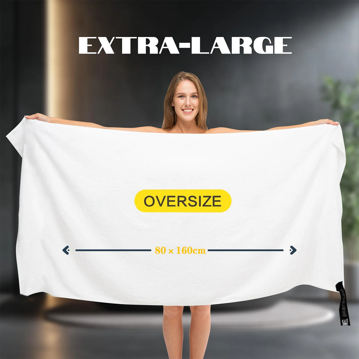 New Luxurious Large Microfiber Bath Towel,Super Absorbent, Quick-Drying Soft Bathroom Beach Yoga Gym Sports Towel