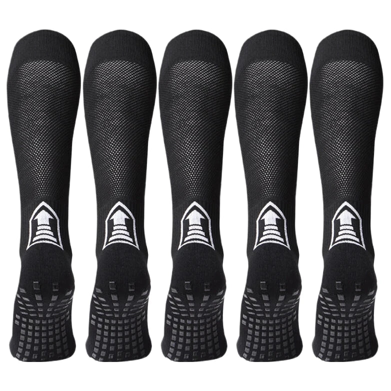 Men Women Non-Slip Grip Socks Breathable Shockproof Suitable for Rugby Soccer Cycling Hiking Tennis Skateboard Sports Socks