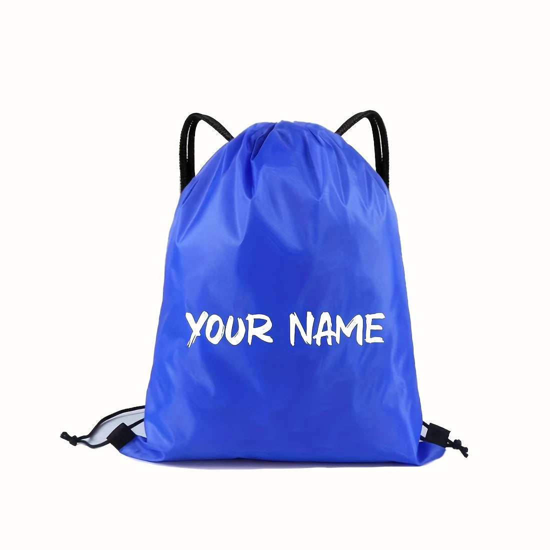 Customizable Drawstring Backpack - Creative Custom Name/Text, Durable Drawstring Storage Bag, Available in Various Colors