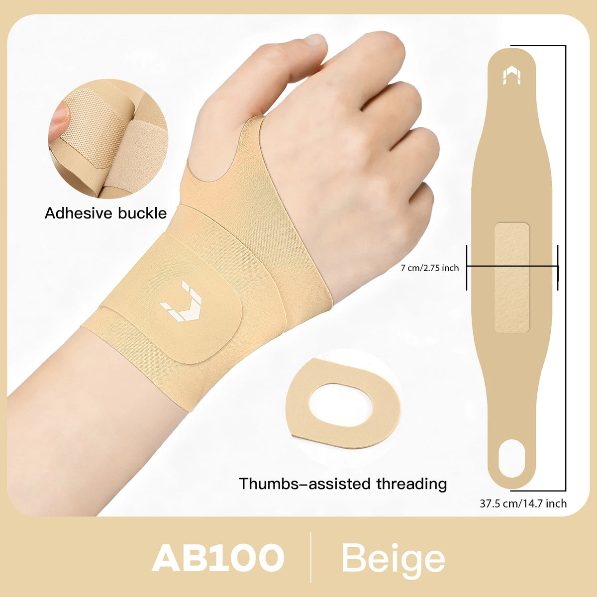 1PC Flexible Splint Wrist Thumb Support Brace for Tendonitis Arthritis Breathable Thumb Protector Guard Fits Right and Left Hand