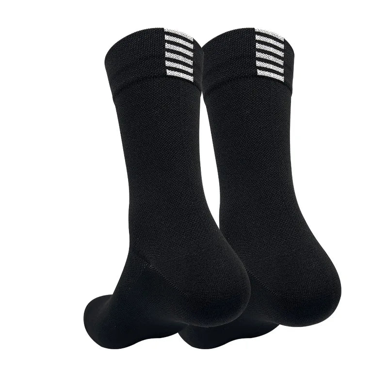 Sports Knee High Socks Quick Dry Durable Comfortable Cycling Running Socks Professional Breathable Outdoor Bicycle Socks