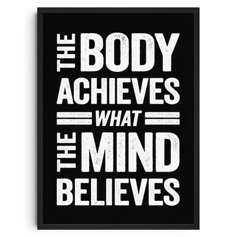 Gym Wall Art Poster Gym Inspirational Poster Home Gym Wall Decoration Gym Slogan Canvas Printing Decorative Painting Frameless