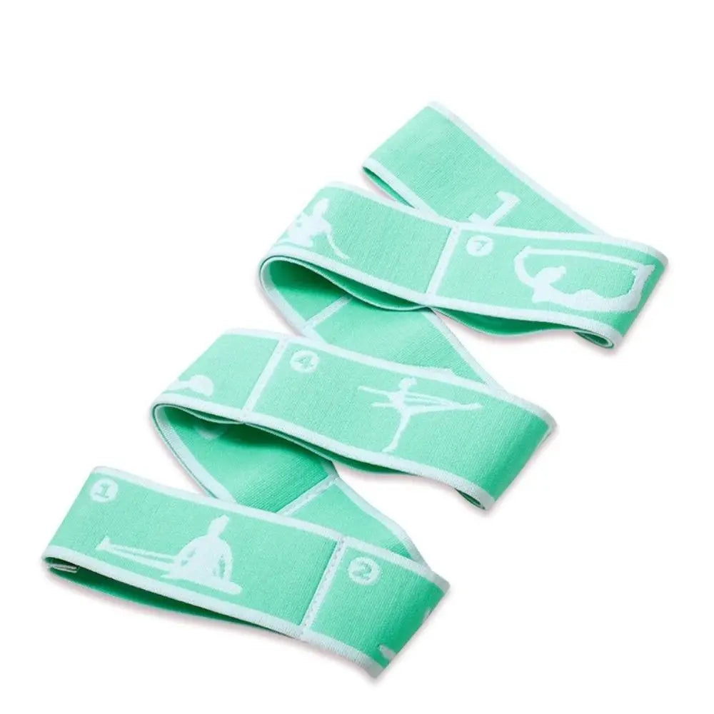 Multi-functional Yoga Stretching Belt Adult Latin Fitness Exercise Fitness Tension Belt Auxiliary Stretching Pull Strap Pilates