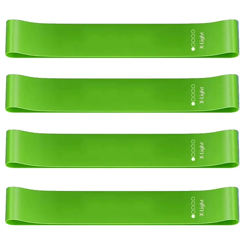 1/2/4 pcs Yoga Resistance Rubber Bands Fitness Elastic Bands Gym Strength Training Pilates Latex Elastic Bands Indoor Equipment