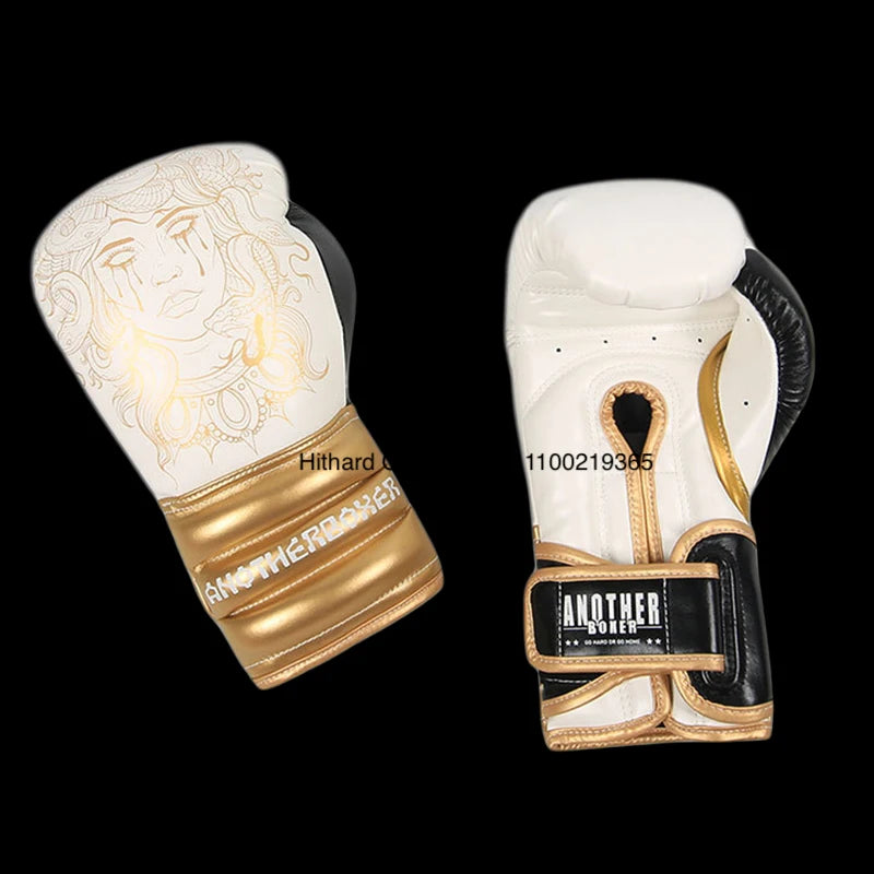 Muay Thai Gloves for Professional Boxers Trainers Mexican Style Boxing Glove for Hard Hitters Shock Absorbent Sparring MMA Glove