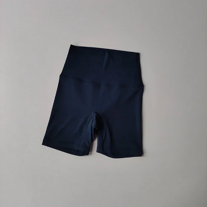 Summer Nude Shorts High Waist Seamless Yoga Shorts Scrunch Bum Gym Shorts Workout Biker Short Stretch Fitness Running Clothing