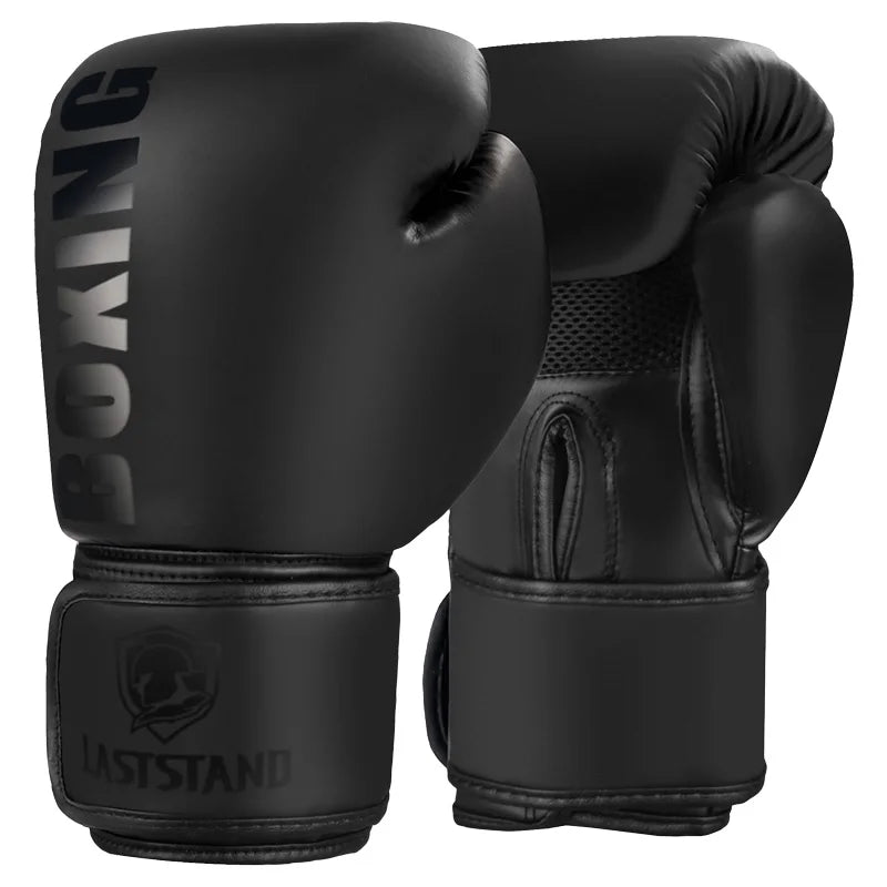6 8 10 12oz Muay Thai Boxing Gloves For Men Women PU Leather Training Glove for Fighting Kickboxing Mixed Martial Arts