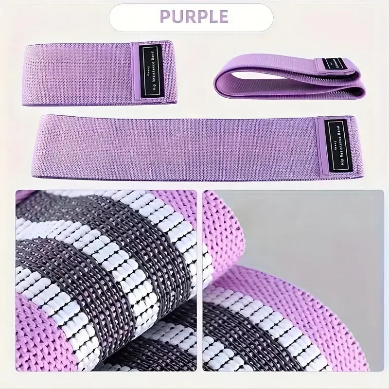 Fabric Resistance Hip Booty Bands Elastic Glute Thigh Workout Squat Circle Stretch Fitness Strips Loops Yoga Gym Equipment