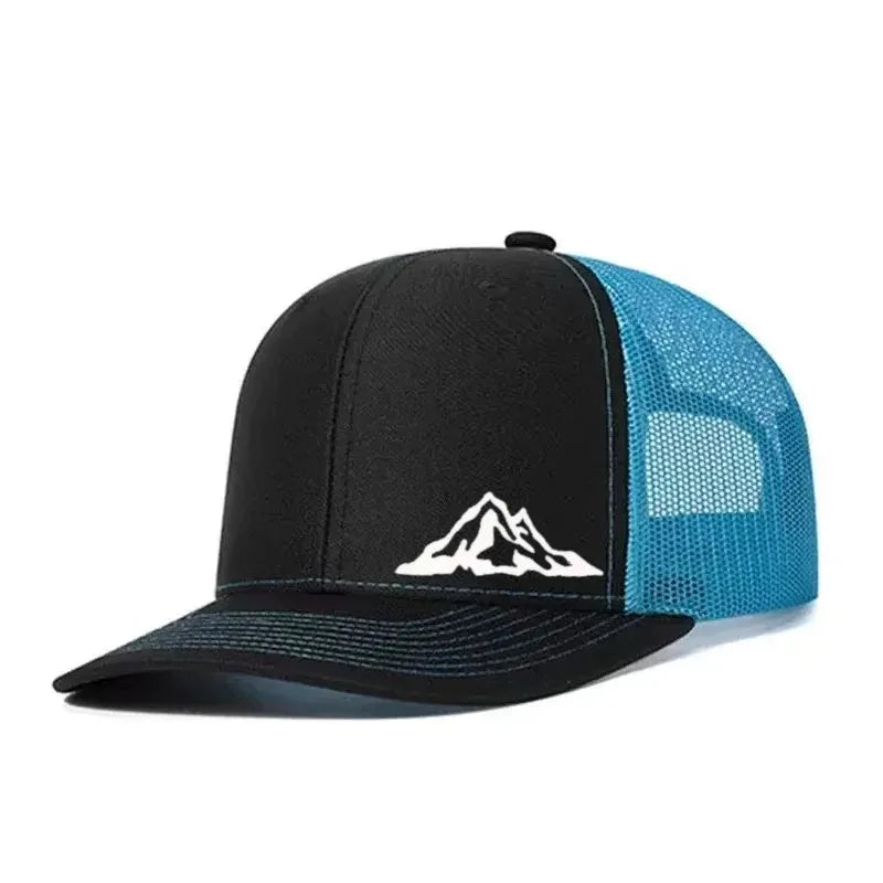 High Quality Neutral hat Casual Printed Baseball Cap Adjustable Trucker Mesh Hat Lightweight Outdoor Sports Sun Dad Cap Mesh Hat