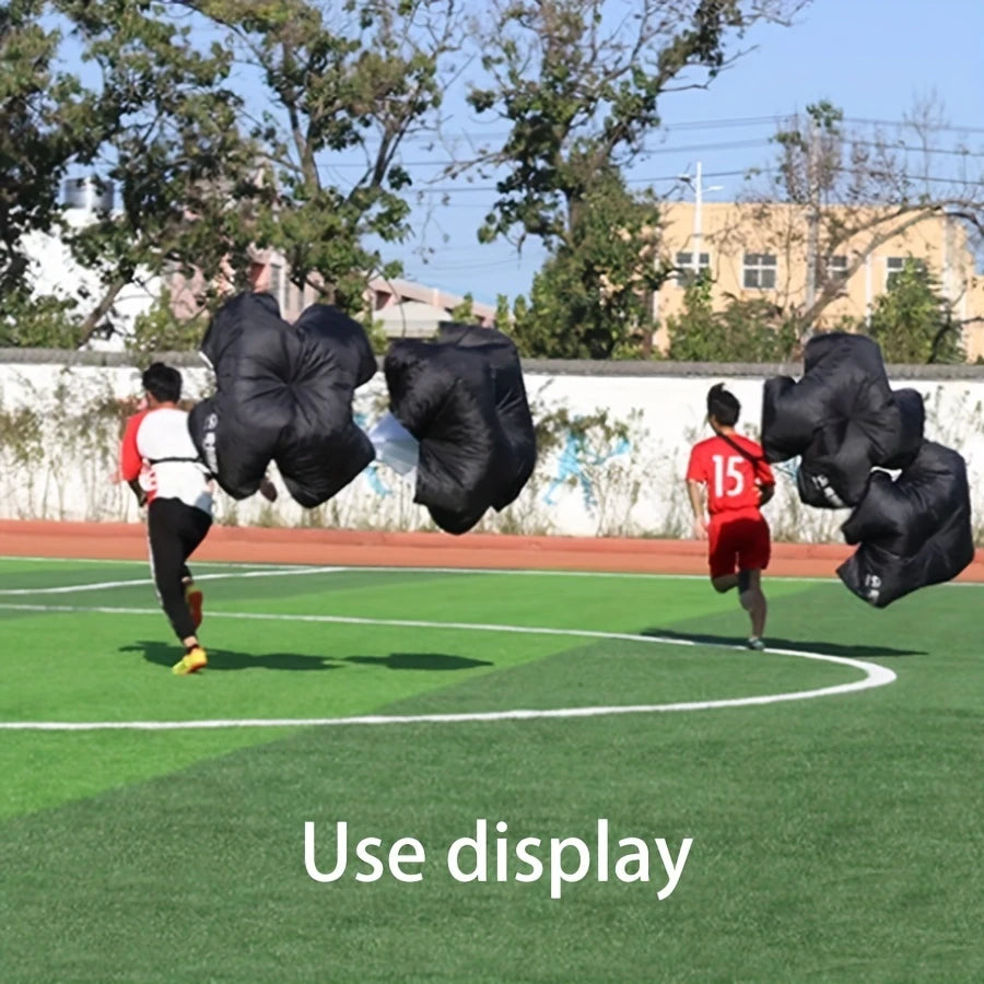 Running Parachute Speed Training Resistance Chute Adjustable Waist Belt Sprint Training Equipment for Soccer Football and Track