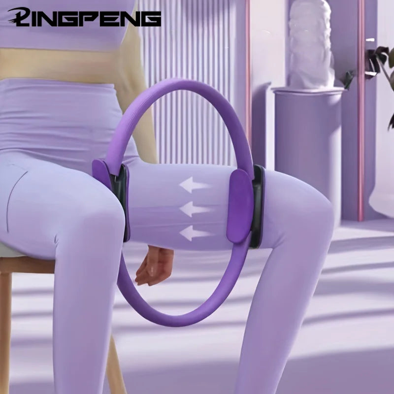 Yoga Assisted Pilates Circle Pelvic Floor Muscle Trainer for Beautiful Legs, Hips, Elastic Fitness Resistance Ring