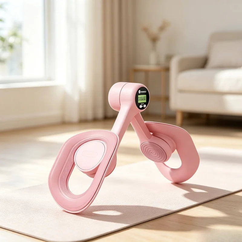 Pelvic Floor Kegel Exerciser with Fixed Lock, Thigh Toner for Inner Thigh & Leg Slimming Training