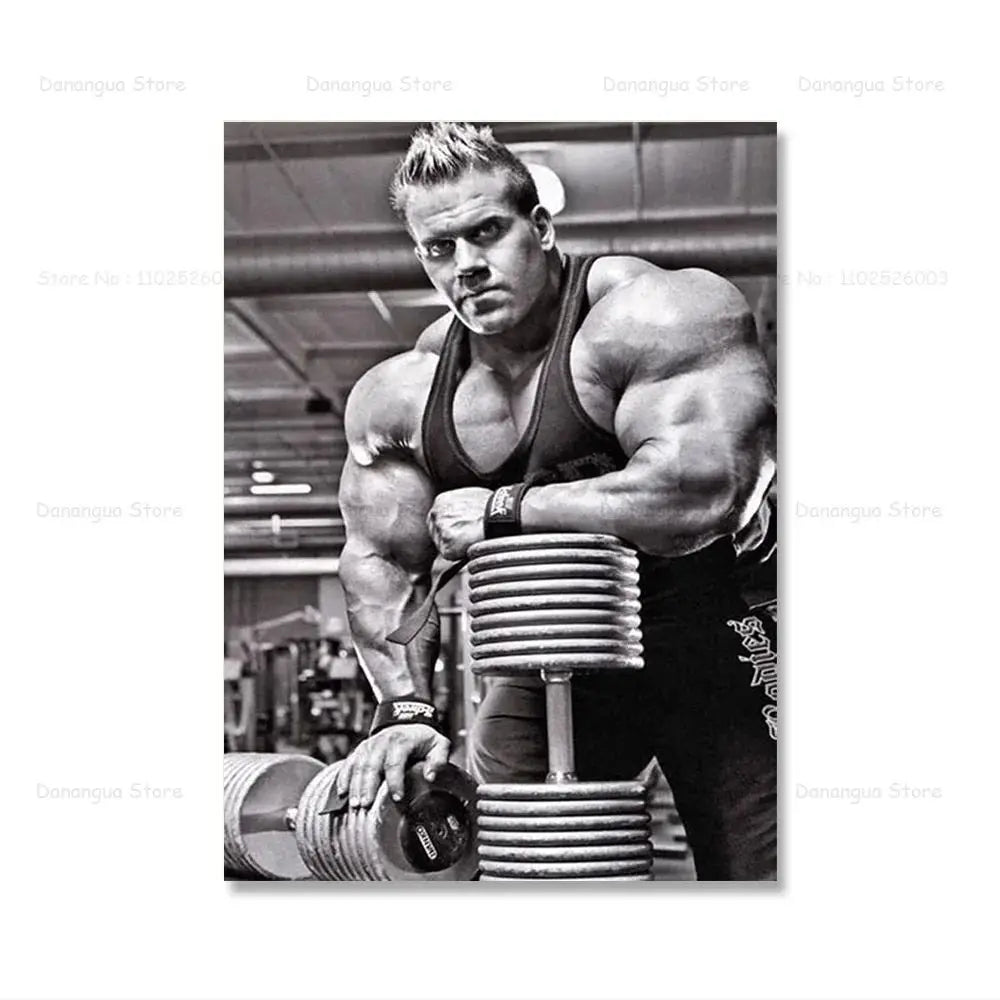 Classic Muscle GYM Star Jay Cutler Bodybuilder Poster Poster Prints Wall Art Canvas Painting Picture Photo Gift Room Home Decor