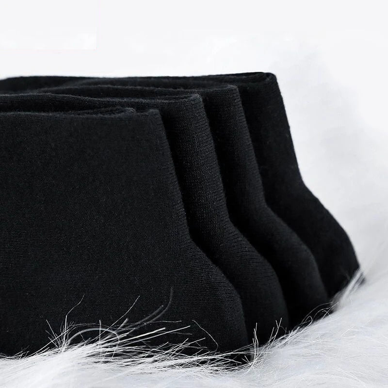 5/10 Pairs Men's Cotton Socks New Style Black Business Men Socks Soft Breathable Summer Winter for Male Socks Plus Size 38-45