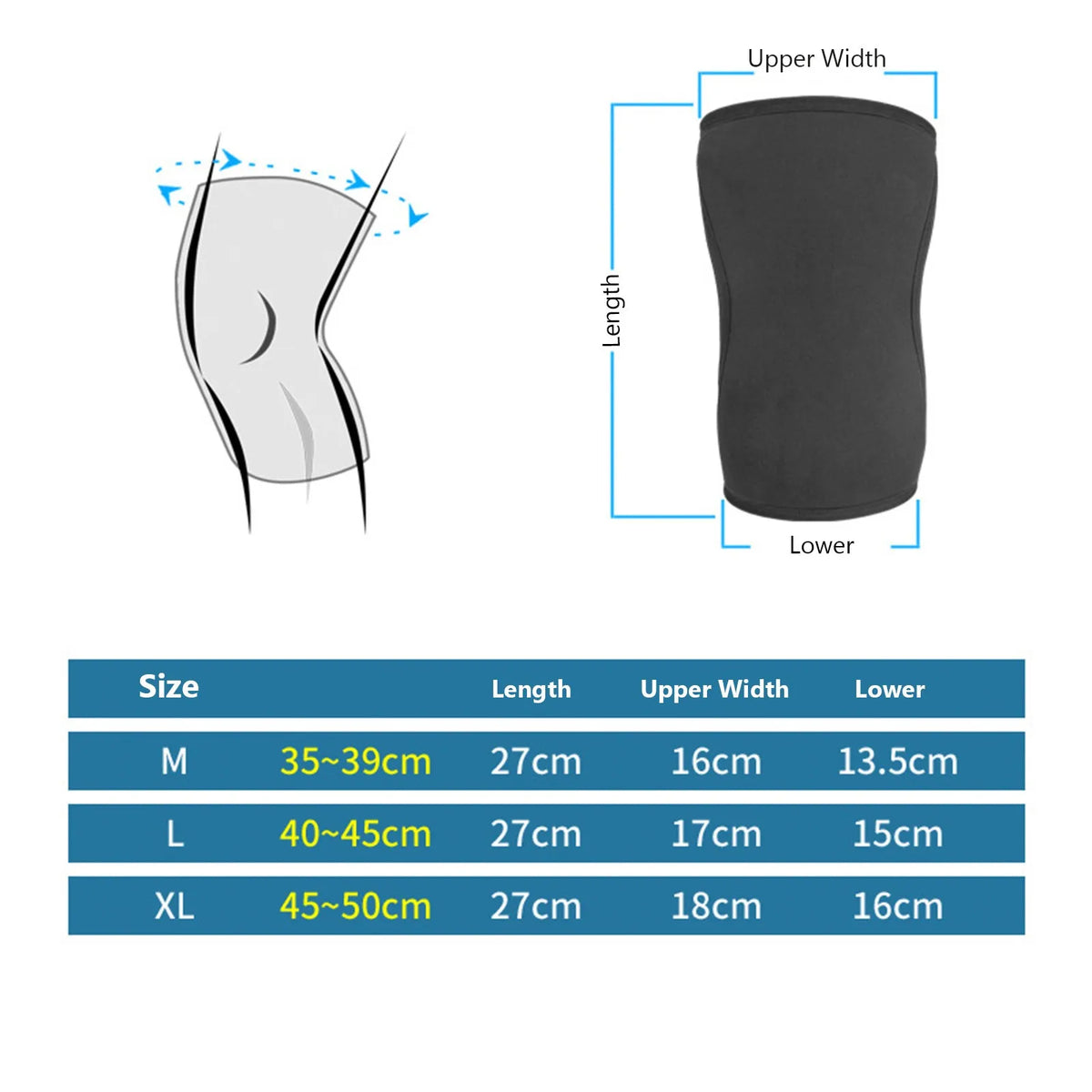 1PC Men's Women's Honeycomb Knee pads Squat Fitness Strength Training Weightlifting Kneepad 7mm thicken Neoprene Knee Sleeves