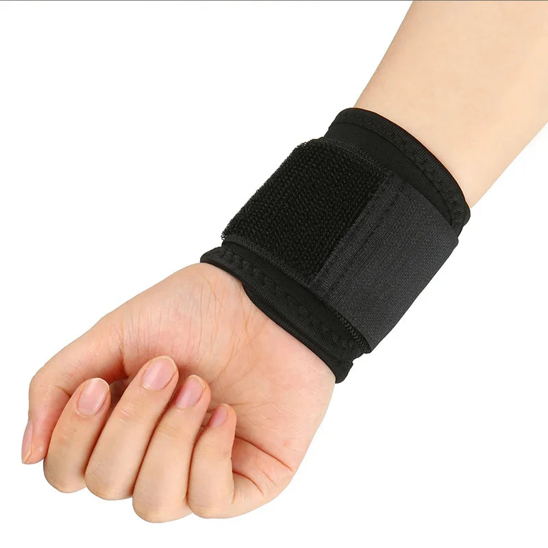 Left Right Hand Wrist Wraps Fitness Office Pain Relief Wrist Support Brace Wrist Stabilizer Adjustable Wrist Bandages Protector