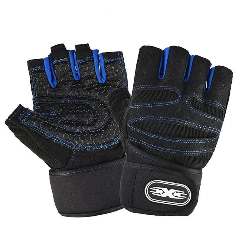 Gym Gloves Fitness Weight Lifting Gloves Body Building Training Sports Exercise Cycling Sport Workout Glove for Men Women M/L/XL