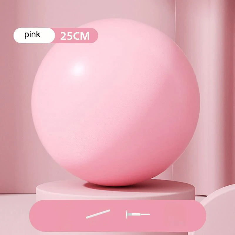 Yoga Pilates Ball 25cm Exercise Gymnastic Fitness Balance Gym Core Training Mini Balls Small Therapy Improves