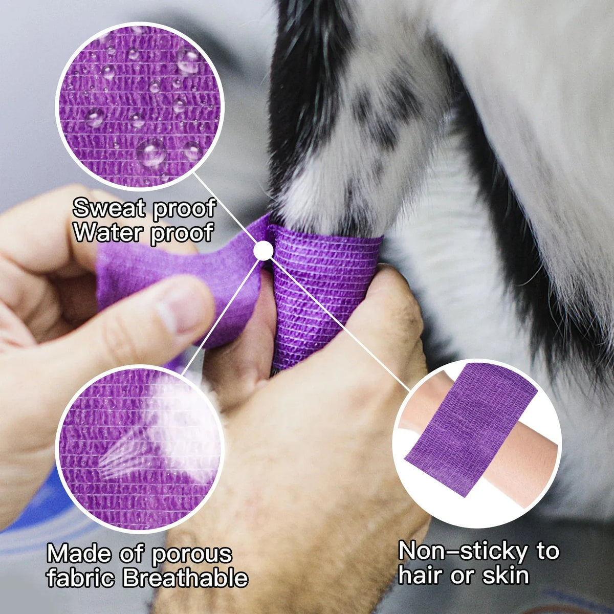 3.8CM/1.52in Tattoo Grip Tape Non-woven Tattoo Bandage Cover Wraps Waterproof Self Adhesive Finger Protection Tattoo Accessories