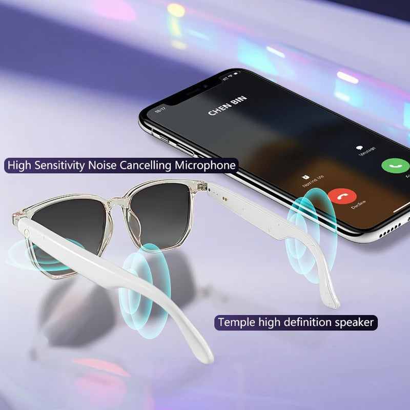 Smart Audio Glasses with Bluetooth Audio Calling, Open Music Playback, Built-in Speaker, Smart Wearable Technology Accessory