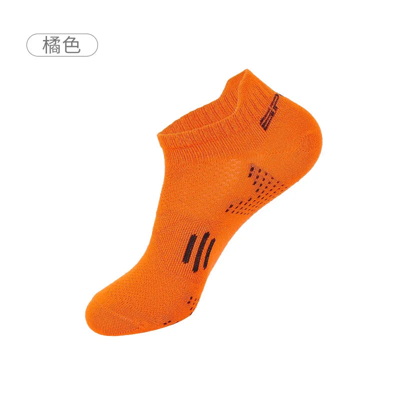 High Quality Sports Socks Breathable Non Slip Marathon Cycling Sports Socks High Elastic Tube Four Season Drying Sports Sock