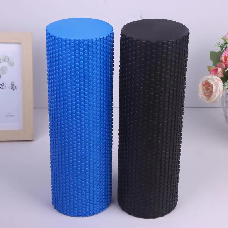 New【Yoga Roller Round EVA Foam Cylinder Roller For Pilates Exercise Enhanced Home Workouts Diameter 10cm Length 30cm】