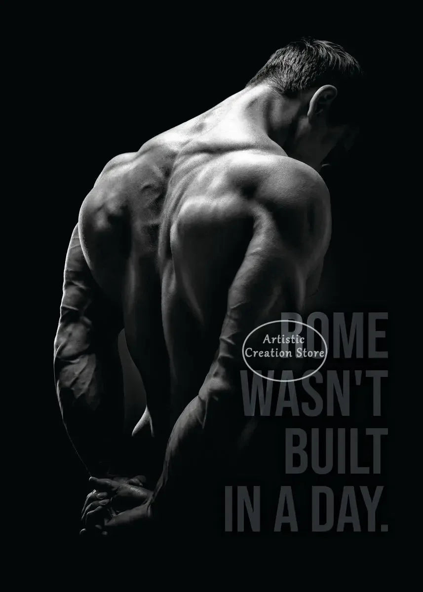 Iconic Gym Inspirational Quotes Poster Lets Go No Excuses Gym Prints Canvas Painting Wall art Picture Gym Room Home Decor Gifts