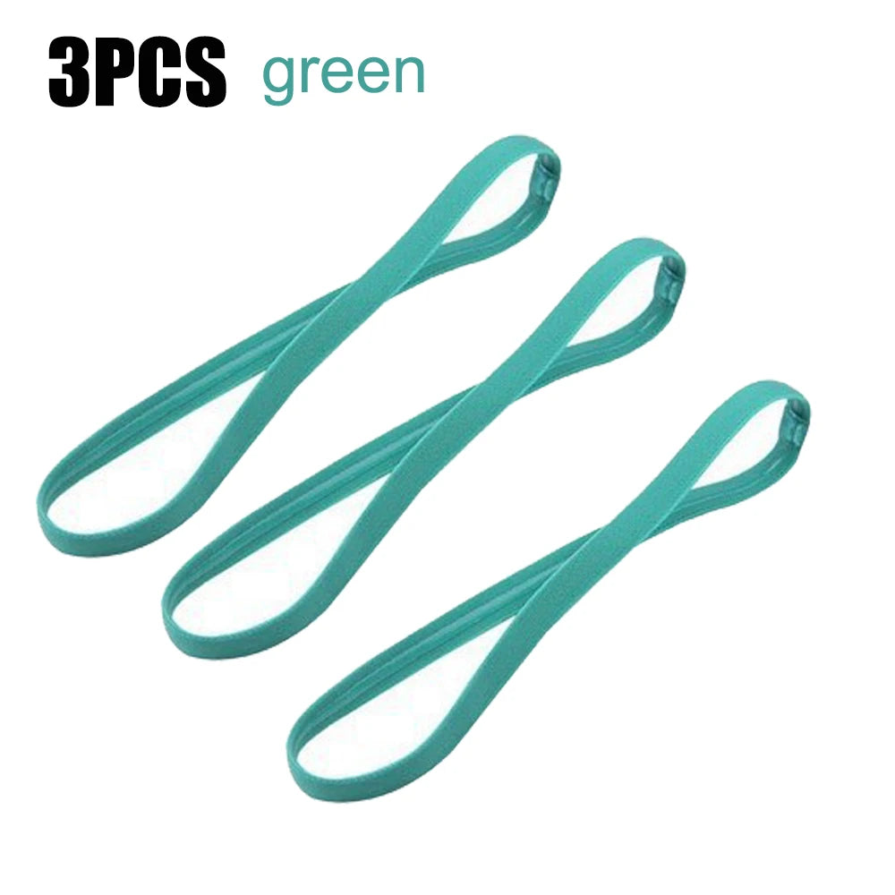 12 Pcs Thin Elastic Headbands Non Slip Sport Sweatbands for Running Soccer Basketball Cycling Workouts Gym Tennis Hiking Volleyb