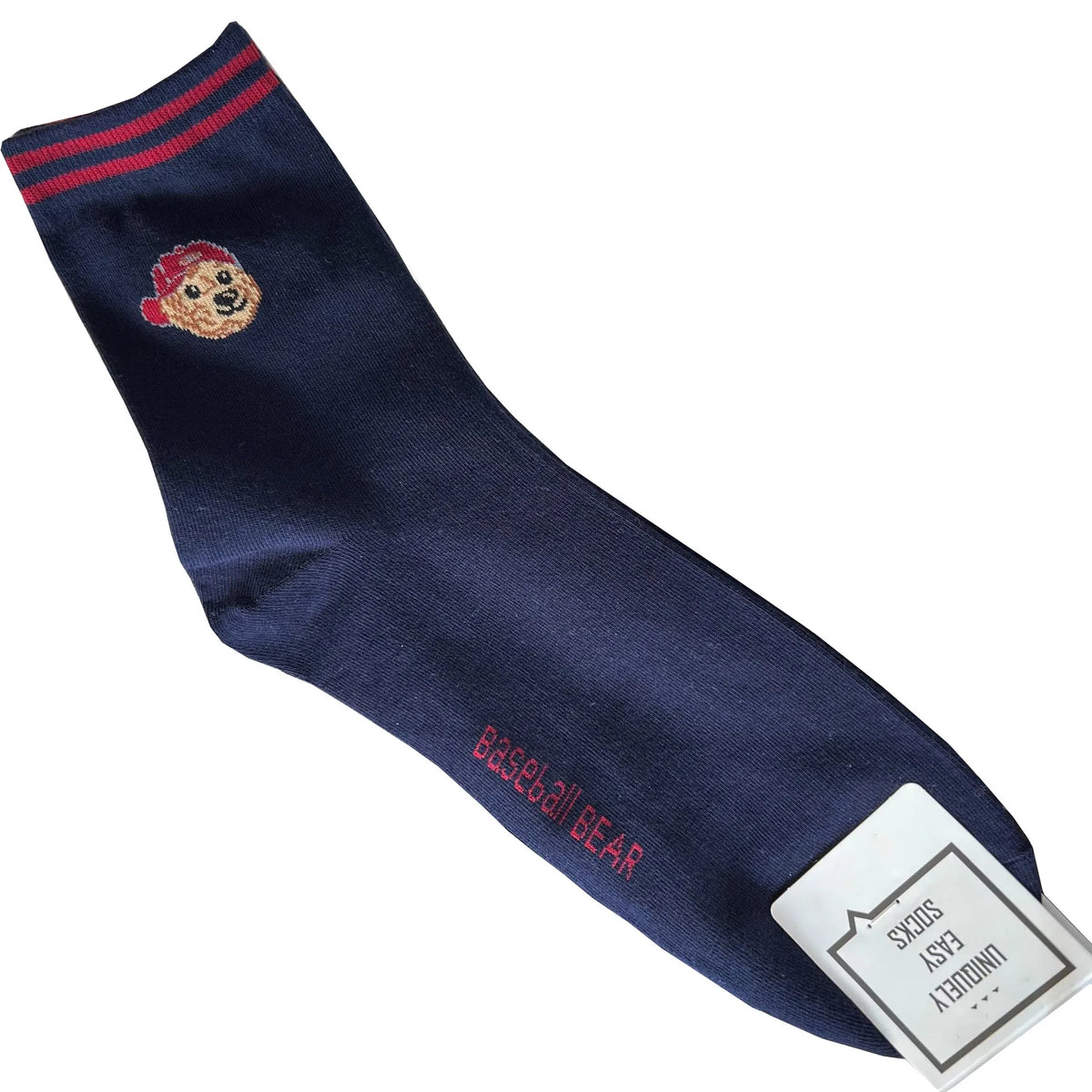 Good Quality Cartoon Gentleman Bear Men's Socks Cotton Harajuku Style Sport Boys Skateboard Novelty Breathable Christmas Gifts