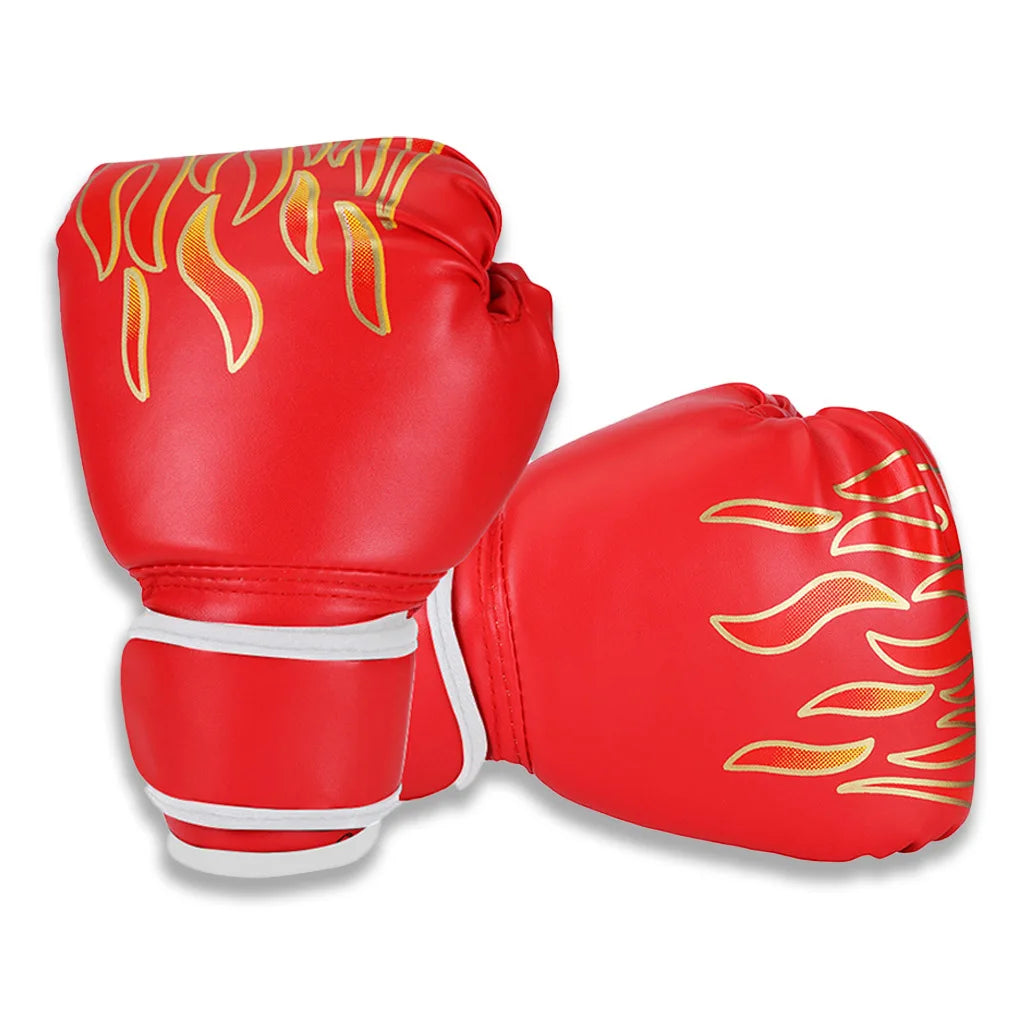 1 Pair Punching Training Workout Fight Exercise Mitts Kids Leather Boxing Gloves Kids Children Train Gym Glove Hand Protector