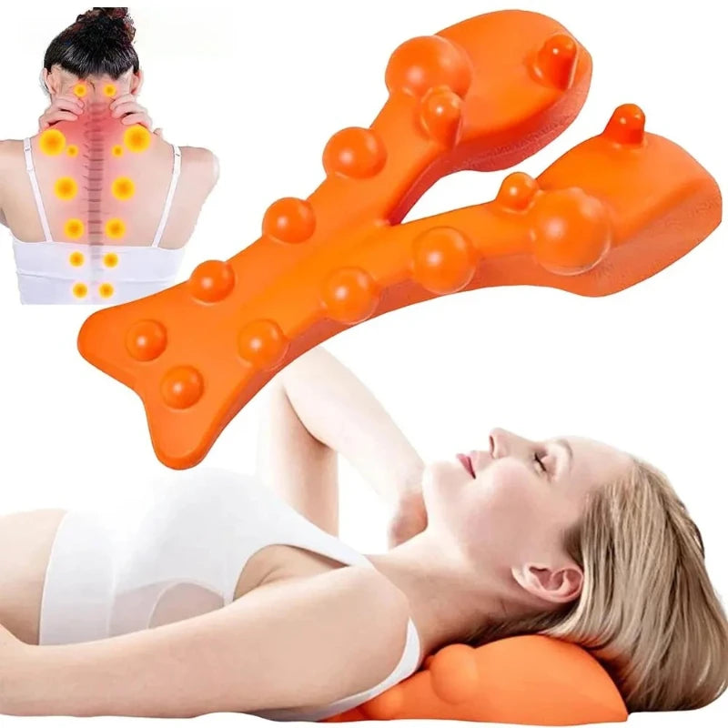 1pc Cervical Traction Device Neck Massager Cervical vertebra Shoulder Stretcher Trigger Point Massager Neck Acupressure Device