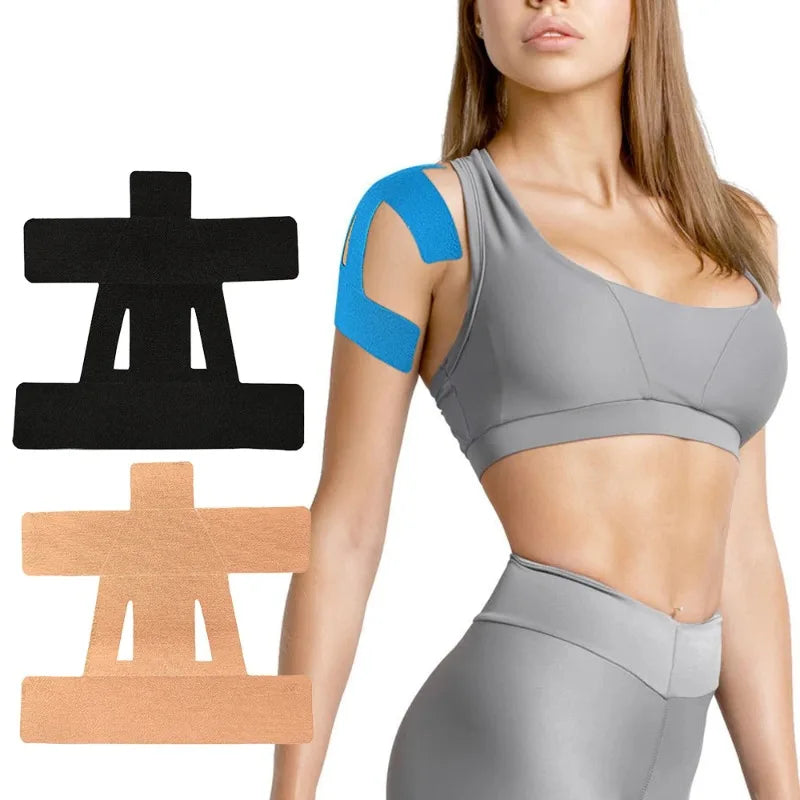 10PCS Kinesiology Tape for Shoulder Precut Shoulder Tape for Pain Relief Enhance Elastic Sports Tape for Pain Support