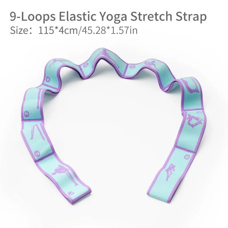 Yoga Elastic Band for Pilates Elastic Exercise Bands Resistance Physical Fitness Tension Belt Dance Gymnastics Girls Accessories