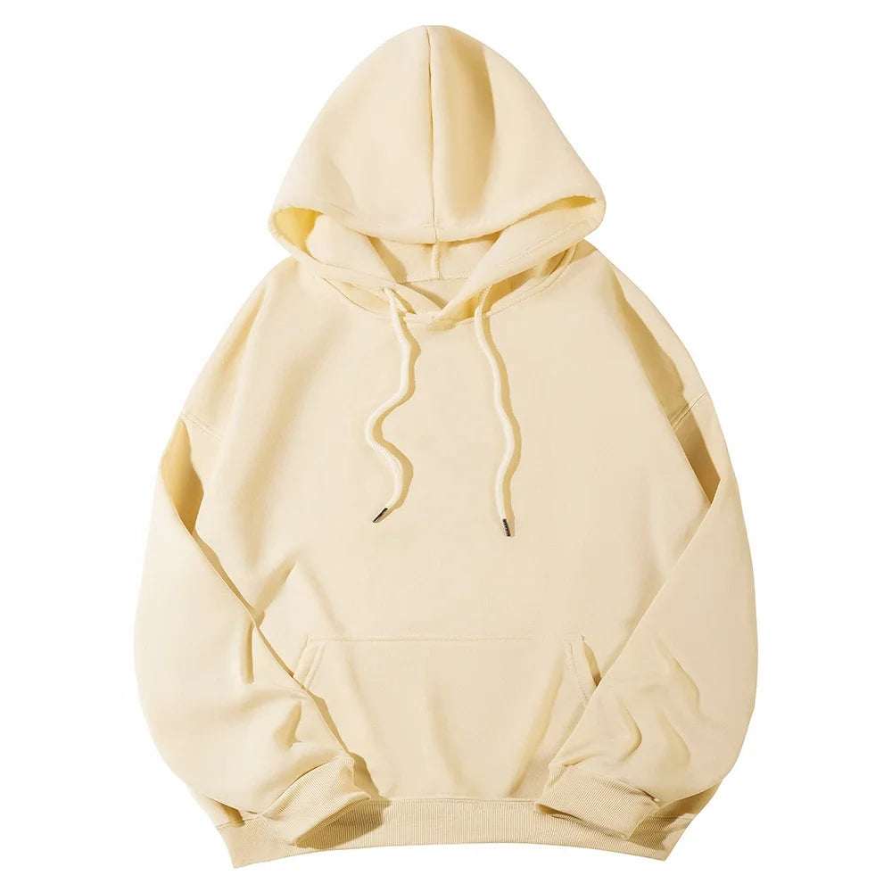 Women's Hoodies Pullover Spring Autumn Casual Hoodie 2026 Sweatshirts Solid Color Hoodies Oversize Black Sweatshirt Women Top